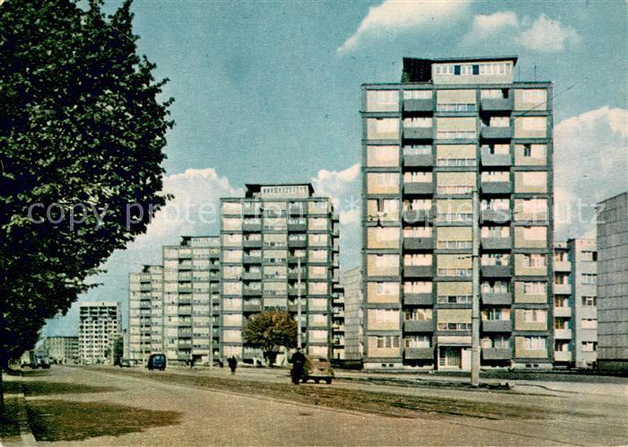 Wroclaw Ulica Grabiszynska Osiedle Gajowice Wohnsiedlung Hochhaeuser