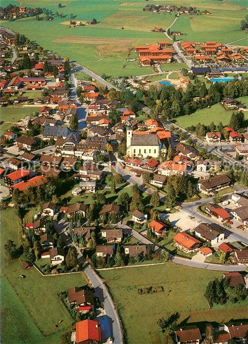 Inzell Traunstein Bayern Luftkurort in den Bayerischen Alpen Fliegeraufnahme