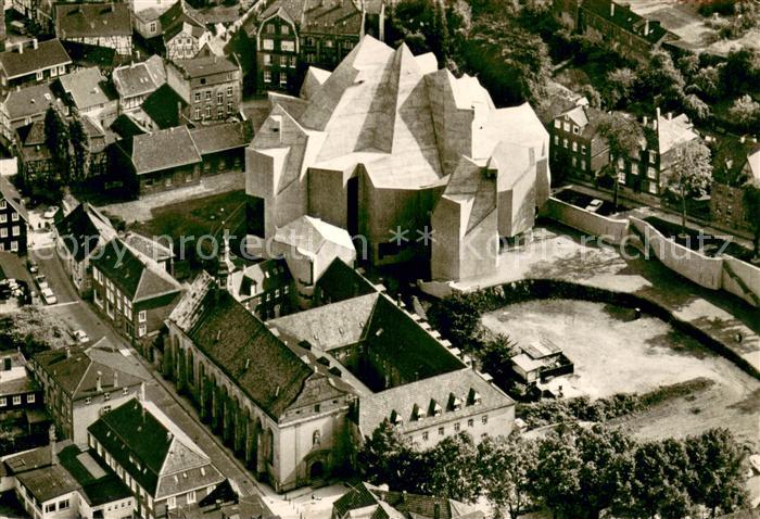 Neviges Velbert Neue Wallfahrtskirche Fliegeraufnahme
