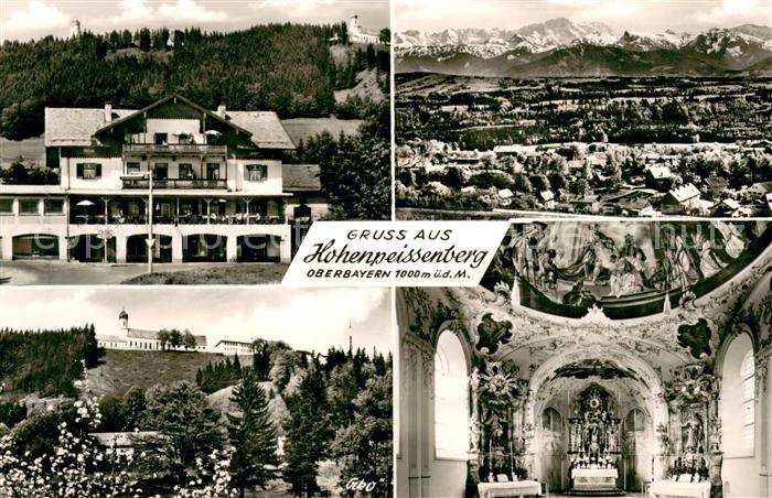 Hohenpeissenberg Gasthaus Panorama Kirche Inneres