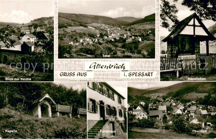 Altenbuch Unterfranken Kirche Panorama Kapellchen Forsthaus Oberdorf