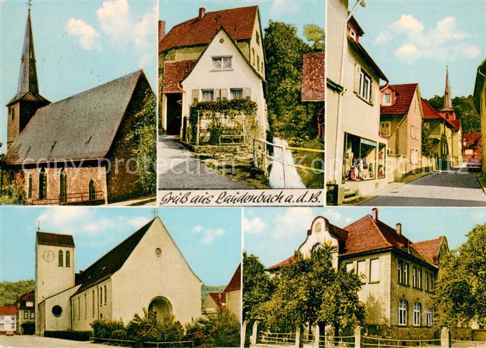 Laudenbach Bergstrasse Kirchen Ortsmotive