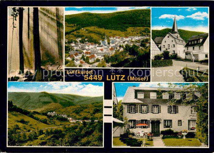 Luetz Luetzbachtal Panorama Kirche Pension Haus Kuepper