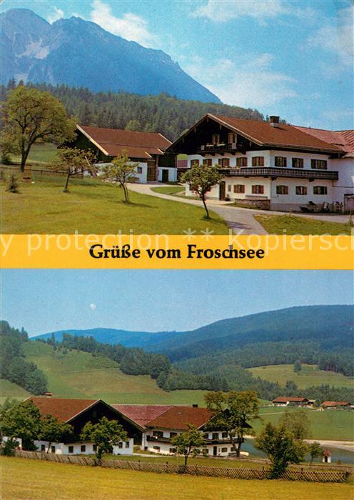 Ruhpolding Bayern Jugendheim des Landkreises Schaumburg-Lippe mit Rauschberg
