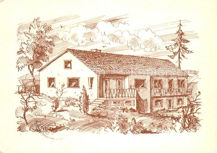 Eberstetten Ilm Walters Gaestehaus Zeichnung