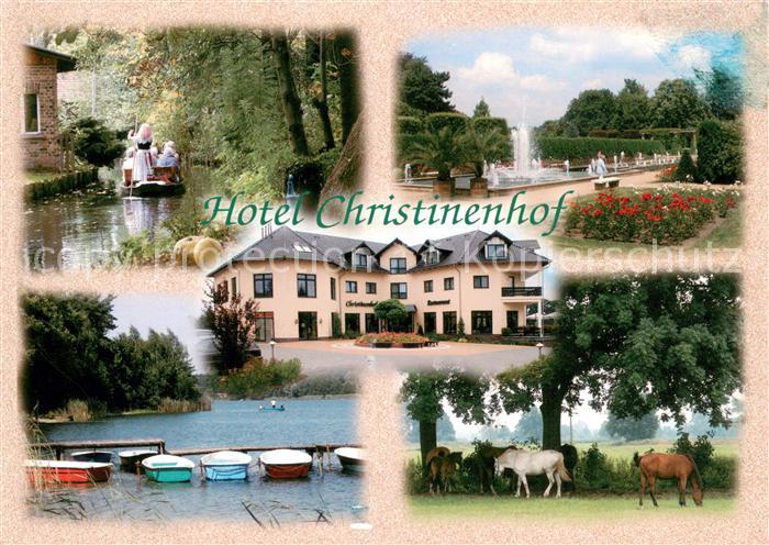 Tauer Hotel Christinenhof Spreewald Ostdt Rosengarten Forst Naherholung Grossee