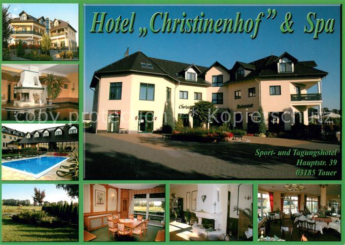 Tauer Sport und Tagungshotel Christinenhof Gastraeume Pool Kaminzimmer
