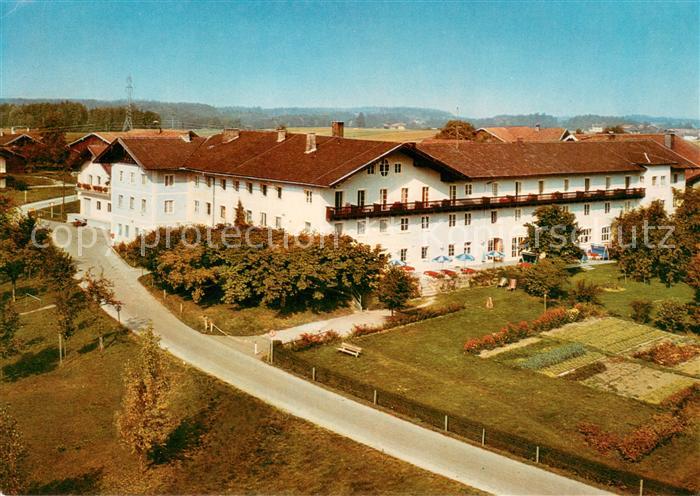 Teisendorf Oberbayern Sanatorium Kurhaus Seidl Fliegeraufnahme