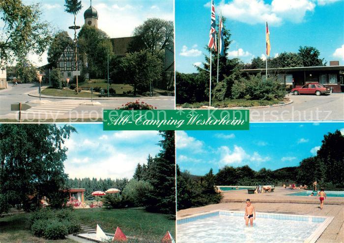 Westerheim Wuerttemberg Alb Camping Westerheim Minigolf Schwimmbad