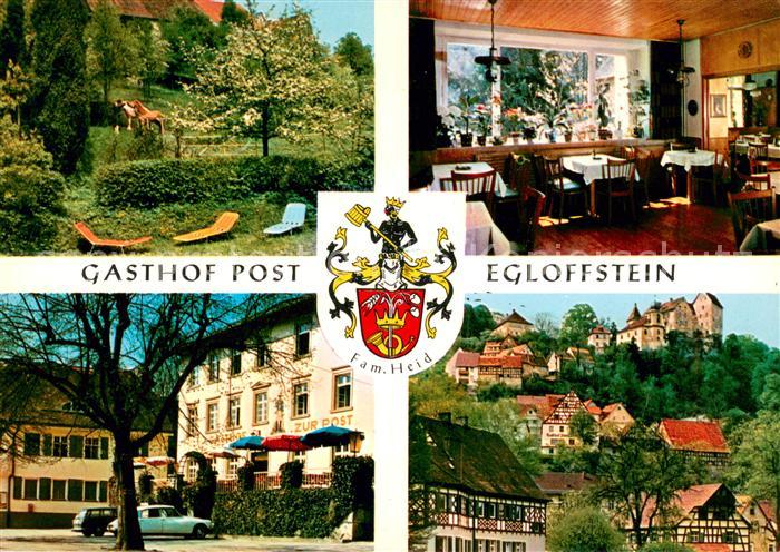 Egloffstein Gasthof zur Post Gaststube Burg