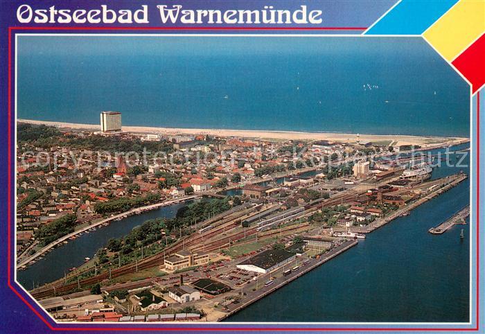 Warnemuende Ostseebad Fliegeraufnahme