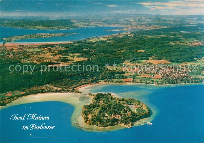 Insel Mainau Fliegeraufnahme