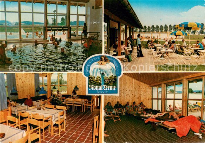 Birnbach Rottal Rottal Terme Kurcafe Restaurant Hallenbad Terrasse