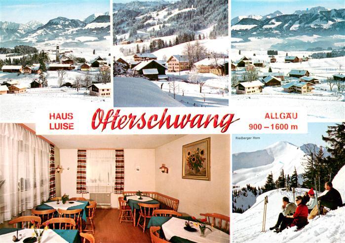 Ofterschwang Panorama Haus Luise Gaststube Riedberger Horn