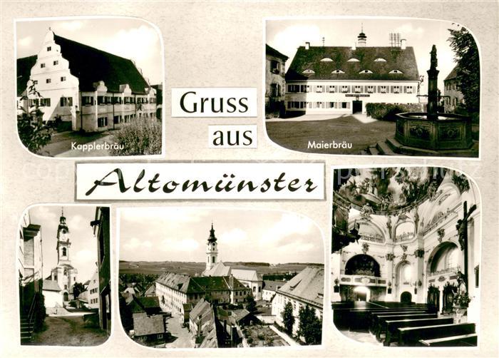 Altomuenster Kapplerbraeu Maierbraeu Kirchen Inneres