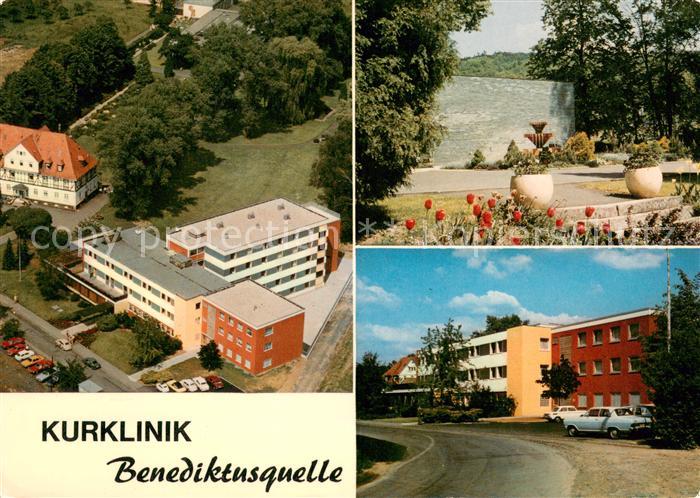 Ortenberg Hessen Kurklinik Benediktusquelle Fliegeraufnahme Park