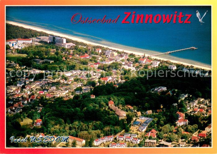 Zinnowitz Ostseebad Fliegeraufnahme