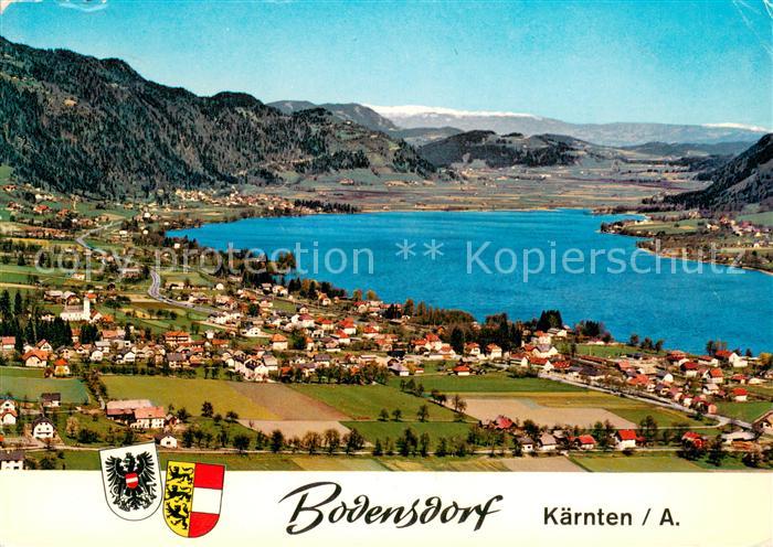 Bodensdorf Ossiacher See Fliegeraufnahme
