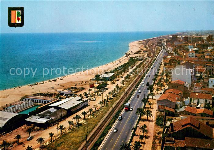 Mataró Costa Dorada Fliegeraufnahme