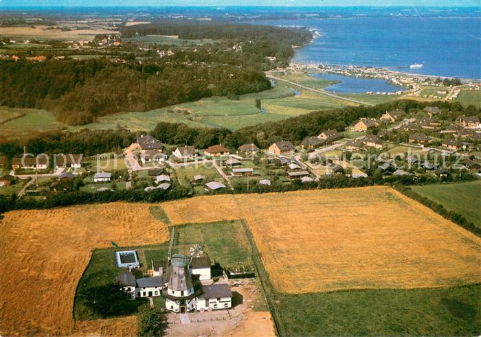 Westerholz Langballig Fliegeraufnahme mit Flensburger Foerde