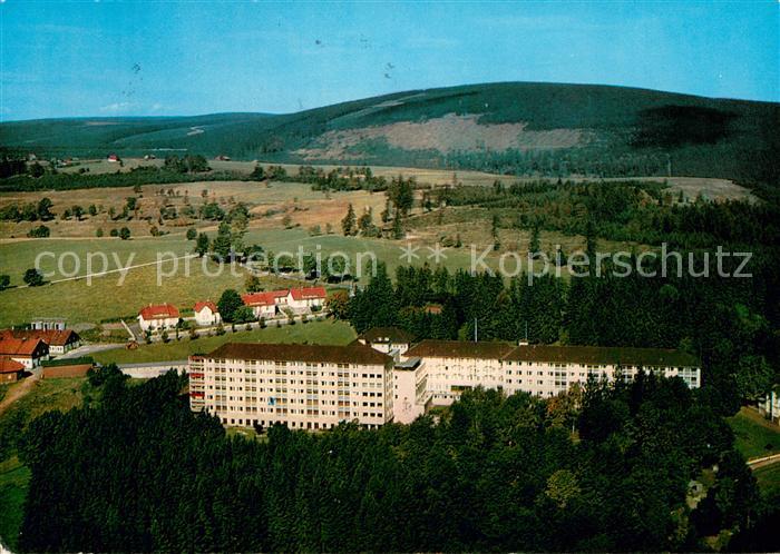 St Andreasberg Harz Klin Sanatorium Rehberg Fliegeraufnahme