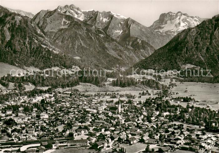 Oberstdorf Fliegeraufnahme