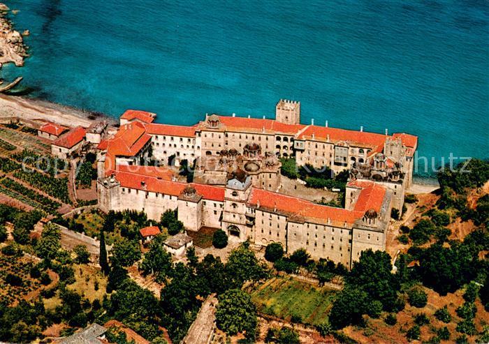 Athos Kloster Esfygmenos Fliegeraufnahme