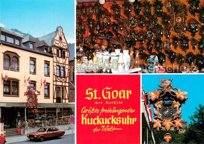 St Goar Kuckucksuhr Center Doris Muehl Groesste freihaengende Kuckucksur der Wel