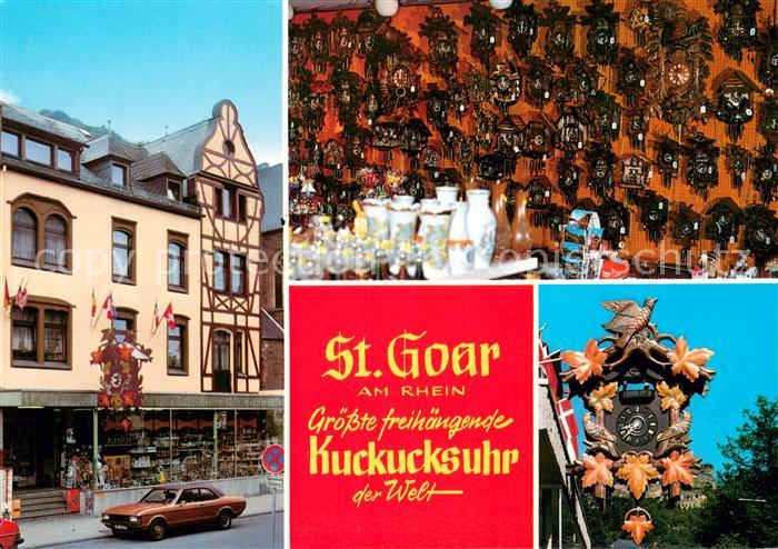 St Goar Kuckucksuhr Center Groesste freihaengende Kuckucksuhr der Welt