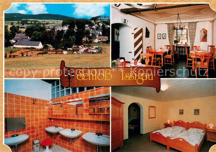 Issigau Schloss Issigau Camping Zimmer Gaststube Waschraum