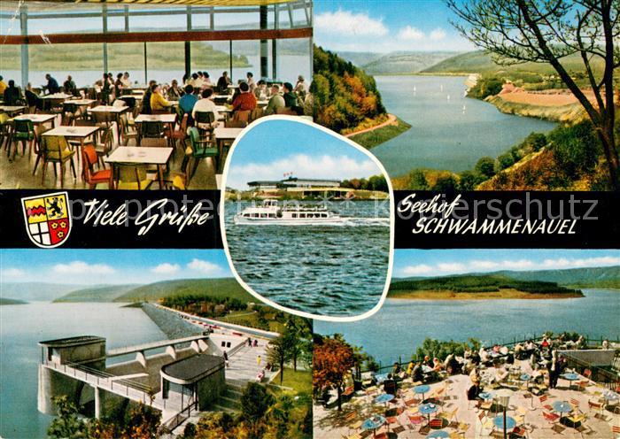 Heimbach Eifel Seehof Schwammenauel Rurtalsperre Schwammenauel Gastraum Terrasse