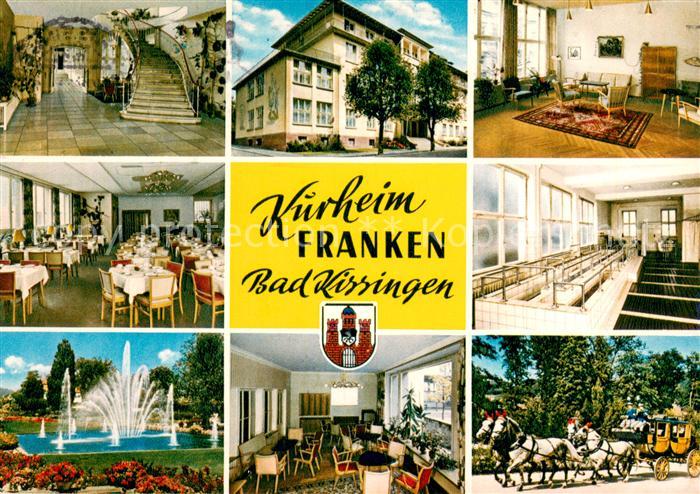 Bad Kissingen Kurheim Franken der LVA Unterfranken Gastraeume Treppenaufgang Was