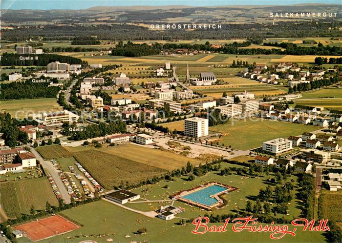 Bad Fuessing Fliegeraufnahme mit Schwefeltherme