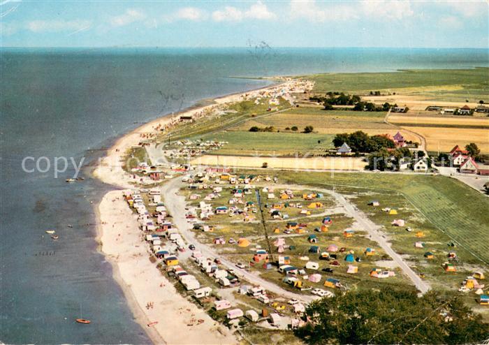 Dangast Nordseebad Kurhaus Campingplatz Fliegeraufnahme