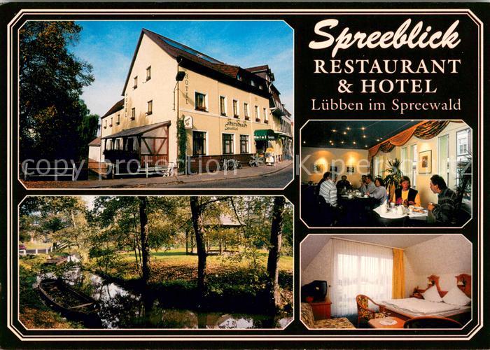 Luebben Spreewald Hotel Restaurant Spreeblick Gaststube Zimmer Park