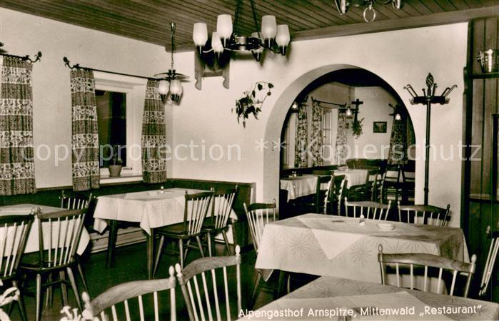 Mittenwald Bayern Alpengasthof Arnspitze Restaurant