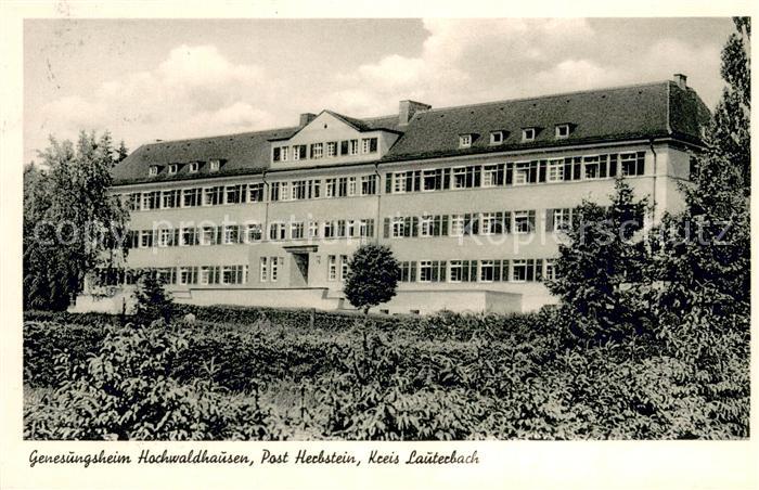 Herbstein Genesungsheim Hochwaldhausen