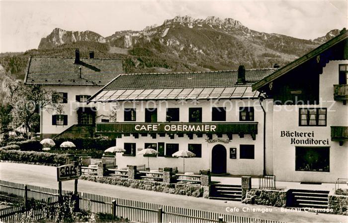 Bernau Chiemsee Cafe Obermaier