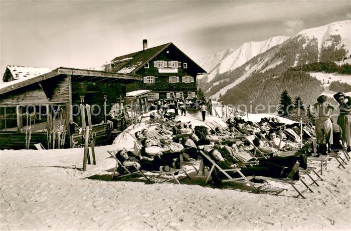 Hirschegg Kleinwalsertal Vorarlberg Berggasthaus Schoentalhof