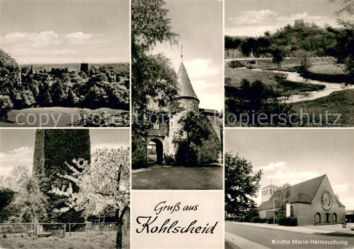 Kohlscheid Panorama Stadtturm Kirche Maria Heimsuchung