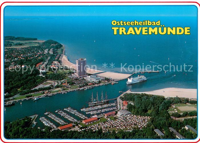 Travemuende Ostseebad Fliegeraufnahme