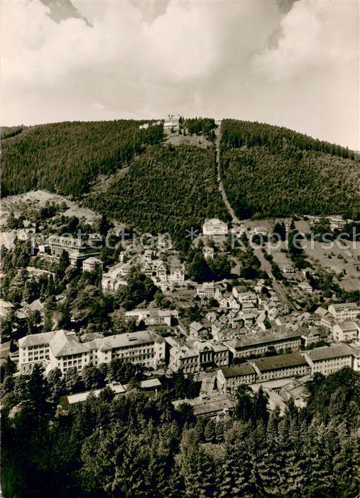 Wildbad Schwarzwald Fliegeraufnahme mit Sommerberg
