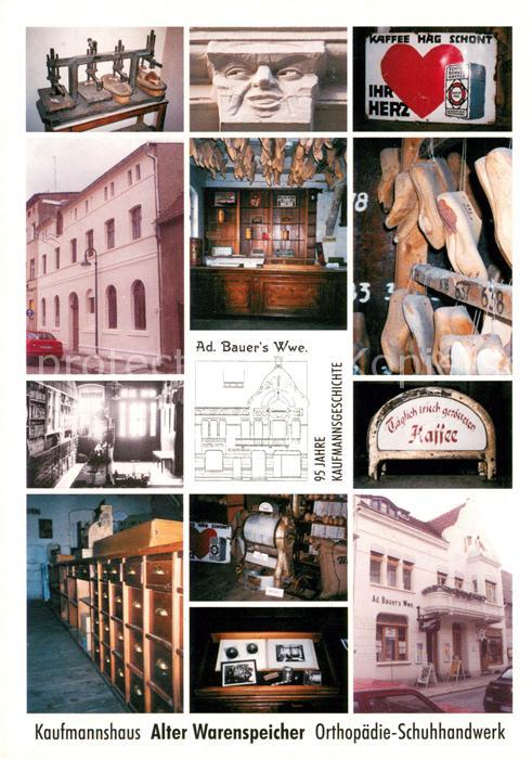 Finsterwalde Kaufmannshaus Alter Warenspeicher Orthopaedie Schuhhandwerk Details