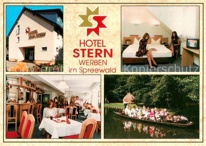 Werben Niederlausitz Hotel Stern Zimmer Gaststube Spreewald Bootsfahrt