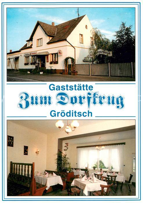 Groeditsch Gaststaette Zum Dorfkrug Gaststube