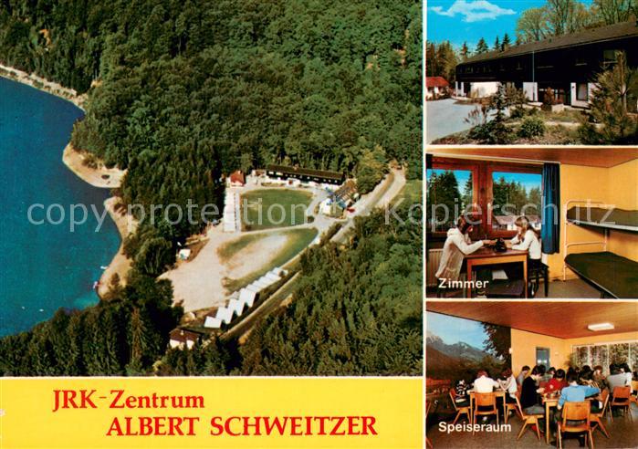 Voehl Edersee Fliegeraufnahme JRK Schullandheim und Zeltlager Albert Schweitzer