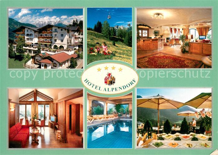 Sankt Johann Pongau Hotel Alpendorf Foyer Gaststube Terrasse Hallenbad Seilbahn