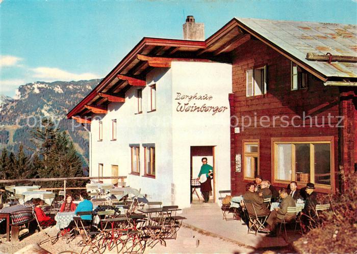 Kufstein Tirol Weinbergerhaus am Brentenjoch mit Zahmen Kaiser