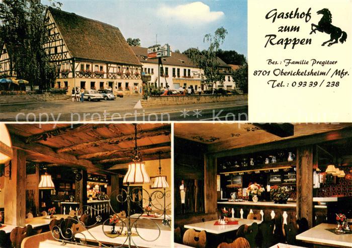 Oberickelsheim Gasthof zum Rappen Gastraeume