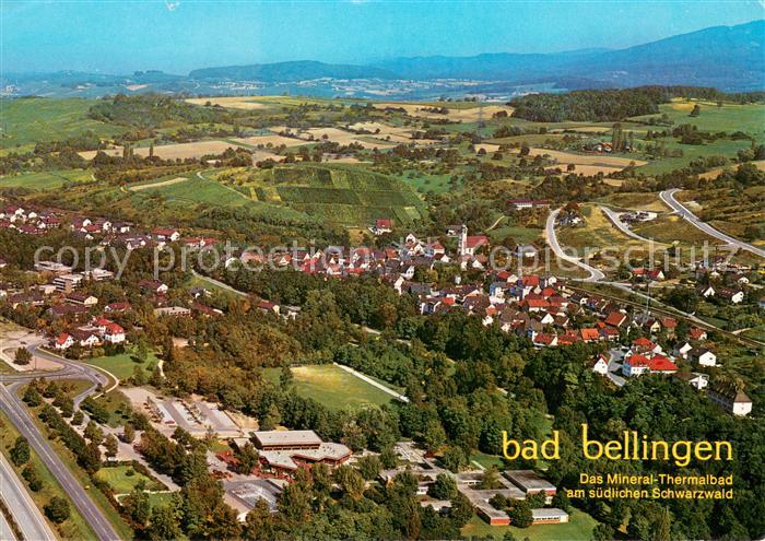 Bad Bellingen Fliegeraufnahme mit Mineral Thermalbad